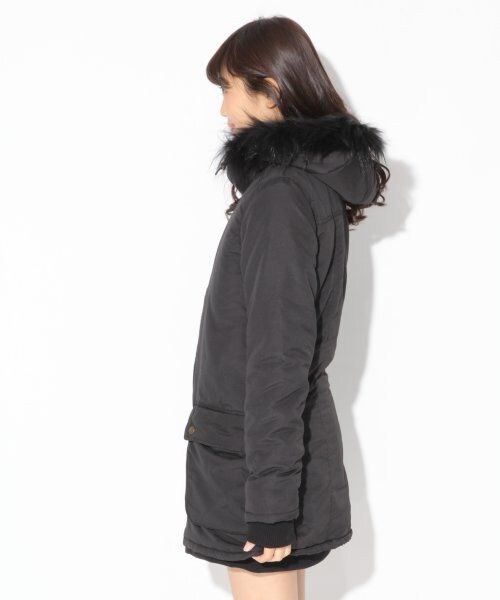 repipi armario(レピピ アルマリオ)の「モッズコート(ジャケット/アウター・レディース・ブラック/カモフラ/カーキ・XS/S/M)」の4枚目の写真