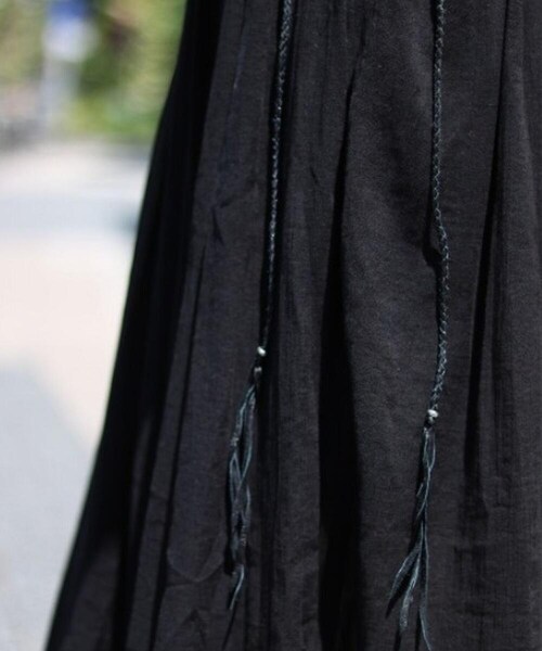 KMRii（ケムリ）の「【別注】KMRii/ケムリ/Lace up Long Skirt/RFL（スカート・BLACK・F）」の8枚目の写真