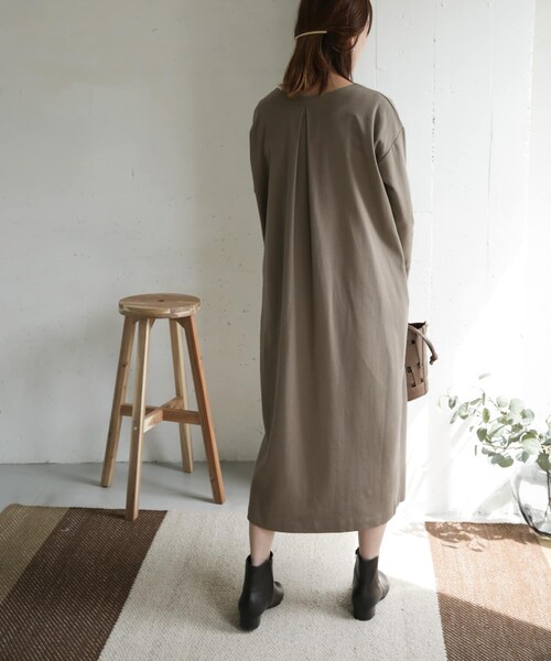 URBAN RESEARCH DOORS（アーバンリサーチドアーズ）の「コットンポンチコクーンワンピース（その他・レディース・MOCHA/BORDEAUX/NAVY・one）」の15枚目の写真