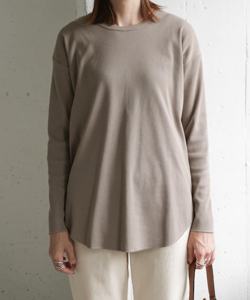 URBAN RESEARCH DOORS（アーバンリサーチドアーズ）の「テレコルーズ長袖カットソー（その他・レディース・GREEN/IVORY/GREGE・one）」の21枚目の写真