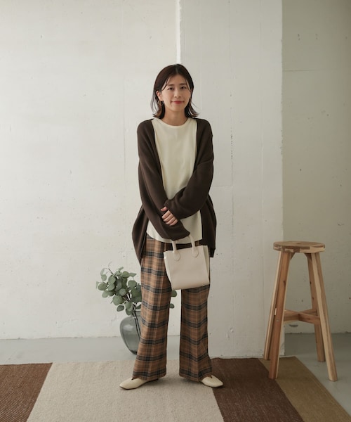 URBAN RESEARCH DOORS（アーバンリサーチドアーズ）の「テレコルーズ長袖カットソー（その他・レディース・GREEN/IVORY/GREGE・one）」の15枚目の写真