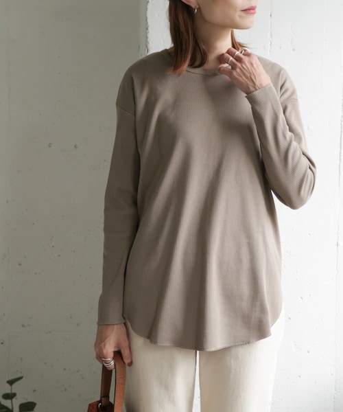 URBAN RESEARCH DOORS（アーバンリサーチドアーズ）の「テレコルーズ長袖カットソー（その他・レディース・GREEN/IVORY/GREGE・one）」の22枚目の写真