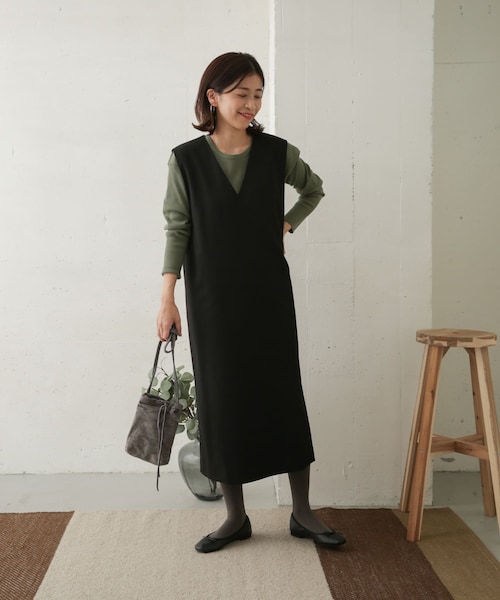 URBAN RESEARCH DOORS（アーバンリサーチドアーズ）の「テレコルーズ長袖カットソー（その他・レディース・GREEN/IVORY/GREGE・one）」の11枚目の写真