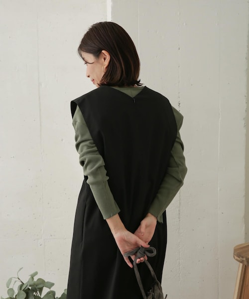 URBAN RESEARCH DOORS（アーバンリサーチドアーズ）の「テレコルーズ長袖カットソー（その他・レディース・GREEN/IVORY/GREGE・one）」の10枚目の写真