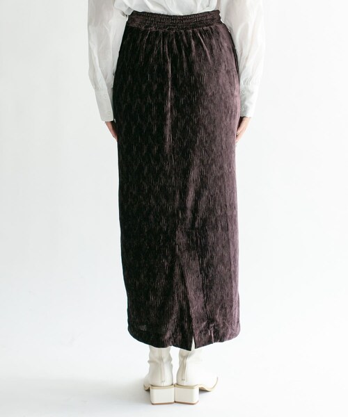 KBF（ケイビーエフ）の「クリンクルベロアタイトスカート（その他・レディース・D.BROWN/PINK BEIGE/BLACK・one）」の20枚目の写真