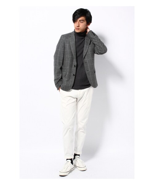 JOURNAL STANDARD(ジャーナルスタンダード)の「フラノウィンドペンテーラードジャケット(テーラードジャケット・メンズ・グレーB/ネイビー B・S/M/L)」の15枚目の写真