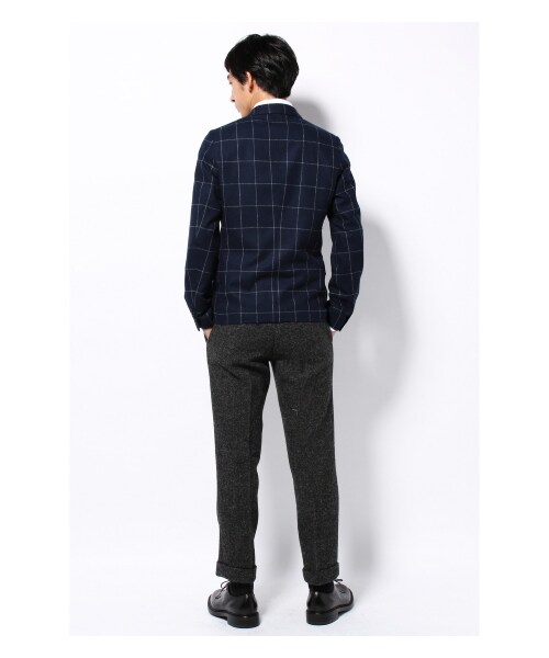 JOURNAL STANDARD(ジャーナルスタンダード)の「フラノウィンドペンテーラードジャケット(テーラードジャケット・メンズ・グレーB/ネイビー B・S/M/L)」の5枚目の写真