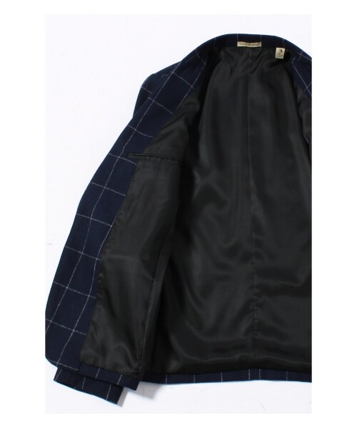JOURNAL STANDARD(ジャーナルスタンダード)の「フラノウィンドペンテーラードジャケット(テーラードジャケット・メンズ・グレーB/ネイビー B・S/M/L)」の12枚目の写真