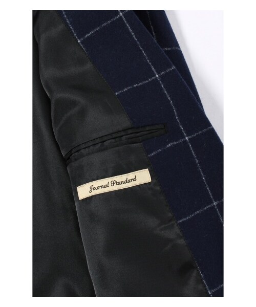 JOURNAL STANDARD(ジャーナルスタンダード)の「フラノウィンドペンテーラードジャケット(テーラードジャケット・メンズ・グレーB/ネイビー B・S/M/L)」の14枚目の写真