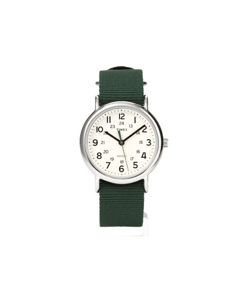 TIMEX（タイメックス）の「TIMEX Weekender 38MM/タイメックス ウィークエンダー（腕時計・メンズ・ブラック A/グリーン・フリー）」の2枚目の写真
