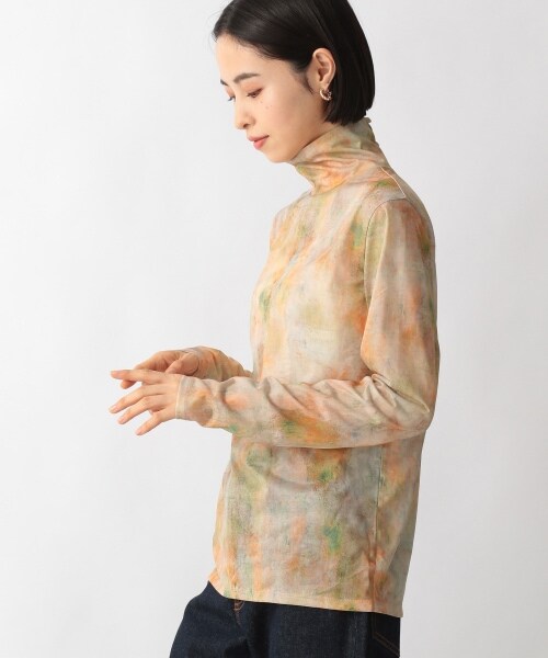 LOWRYS FARM（ローリーズファーム）の「ガラシアータートルＬＳ（トップス・ゼブラ/マーブル・F）」の8枚目の写真