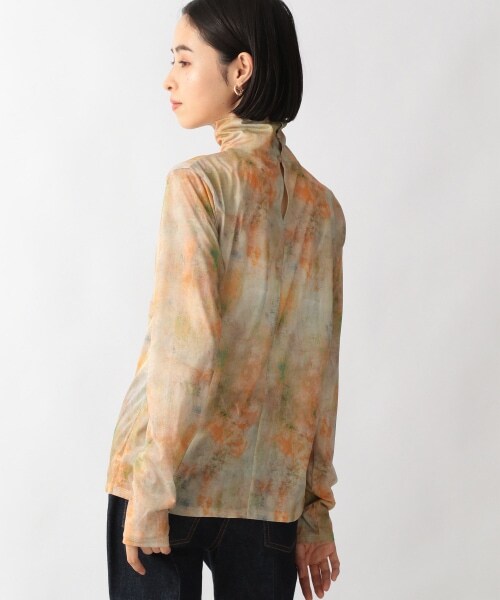 LOWRYS FARM（ローリーズファーム）の「ガラシアータートルＬＳ（トップス・ゼブラ/マーブル・F）」の9枚目の写真