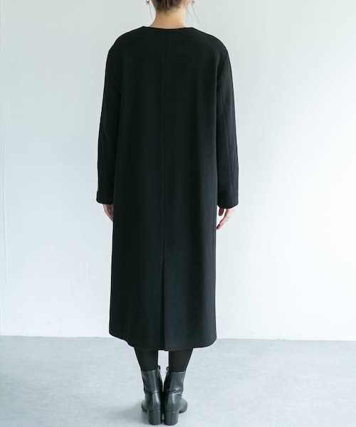 【定価42,900円】アーバンリサーチロッソ　LA TORRE ノーカラーコート URBAN RESEARCH ROSSO WOMEN（アーバンリサーチ ロッソ）の「LA TORRE