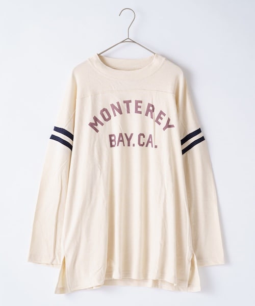 Kastane(カスタネ)の「【WHIMSIC】RAYON PLATING FOOT BALL TEE(Tシャツ/カットソー・レディース・ホワイト/イエロー/グリーン・F)」の3枚目の写真