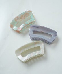 Kastane | ワイドマーブルヘアクリップ(その他ヘアアクセサリー)