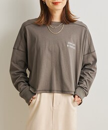 prose verse | チェーン刺繍ロゴショート丈プルオーバー(Tシャツ/カットソー)
