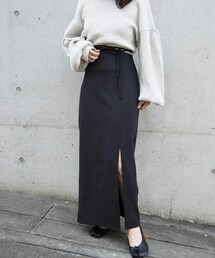 LAULEN | String slit skirt(スカート)