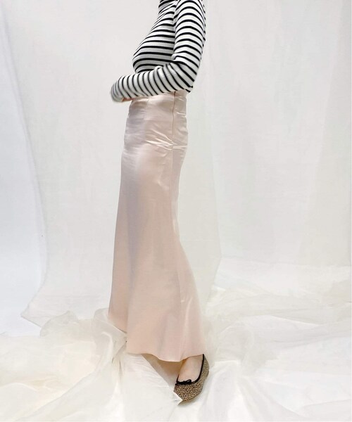 Charles Chaton（シャルルシャトン）の「《追加》シェルロングスカート（スカート・ナチュラル/(016)/34/在庫あり/36/38）」の5枚目の写真