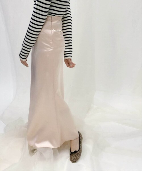 Charles Chaton（シャルルシャトン）の「《追加》シェルロングスカート（スカート・ナチュラル/(016)/34/在庫あり/36/38）」の2枚目の写真