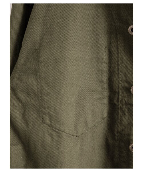 AMERICAN HOLIC(アメリカンホリック)の「CPOスタンドブルゾン(ジャケット/アウター・ベージュ/カーキ・M/L)」の14枚目の写真