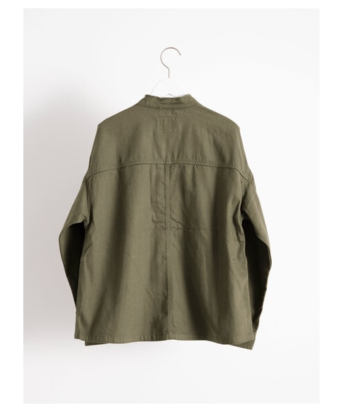 AMERICAN HOLIC(アメリカンホリック)の「CPOスタンドブルゾン(ジャケット/アウター・ベージュ/カーキ・M/L)」の9枚目の写真