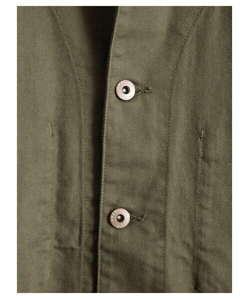 AMERICAN HOLIC(アメリカンホリック)の「CPOスタンドブルゾン(ジャケット/アウター・ベージュ/カーキ・M/L)」の11枚目の写真
