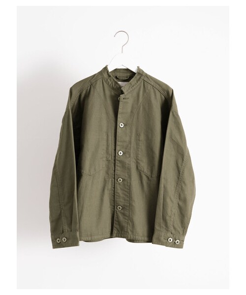 AMERICAN HOLIC(アメリカンホリック)の「CPOスタンドブルゾン(ジャケット/アウター・ベージュ/カーキ・M/L)」の8枚目の写真