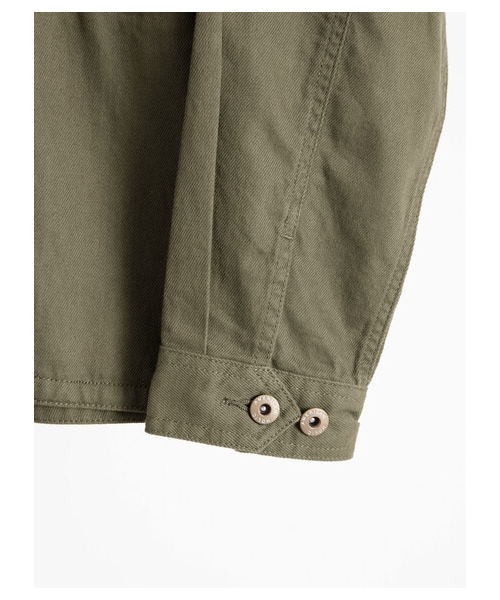 AMERICAN HOLIC(アメリカンホリック)の「CPOスタンドブルゾン(ジャケット/アウター・ベージュ/カーキ・M/L)」の12枚目の写真