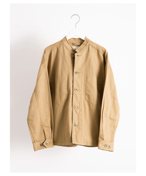 AMERICAN HOLIC(アメリカンホリック)の「CPOスタンドブルゾン(ジャケット/アウター・ベージュ/カーキ・M/L)」の16枚目の写真