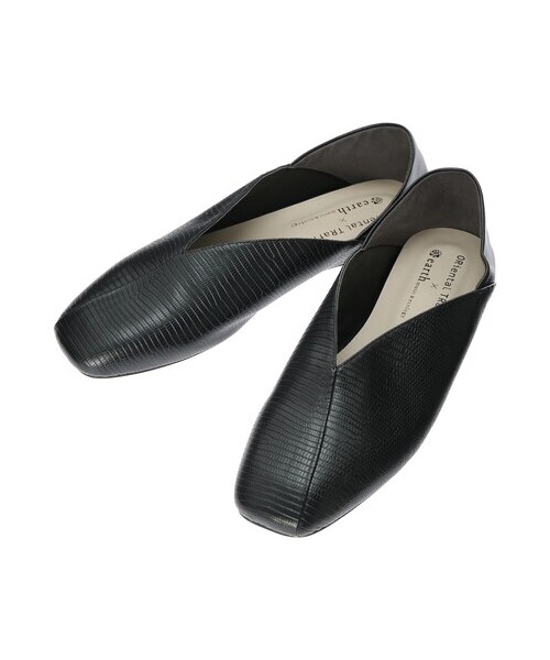 earth music&ecology（アースミュージックアンドエコロジー）の「ORiental TRaffic バブーシュ（シューズ・アイボリー/ブラック/ブラウン・S/M/L）」の19枚目の写真