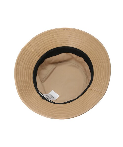 earth music&ecology(アースミュージックアンドエコロジー)の「フェイクレザーバケットハット(帽子・ブラック/ベージュ/エクリュ・F)」の14枚目の写真