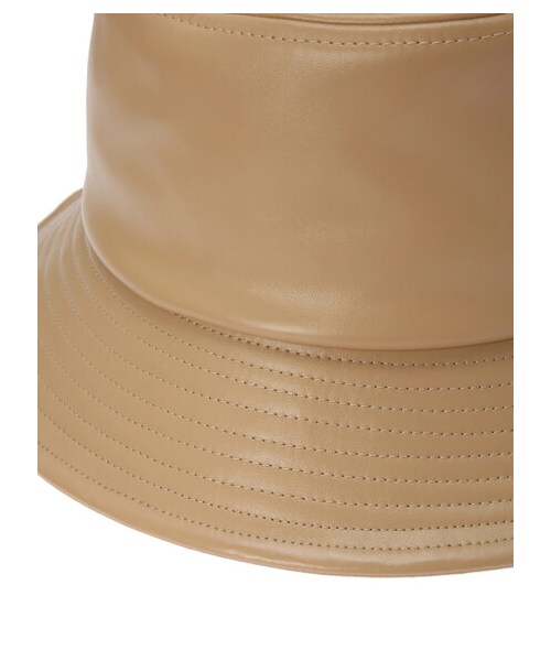 earth music&ecology(アースミュージックアンドエコロジー)の「フェイクレザーバケットハット(帽子・ブラック/ベージュ/エクリュ・F)」の13枚目の写真