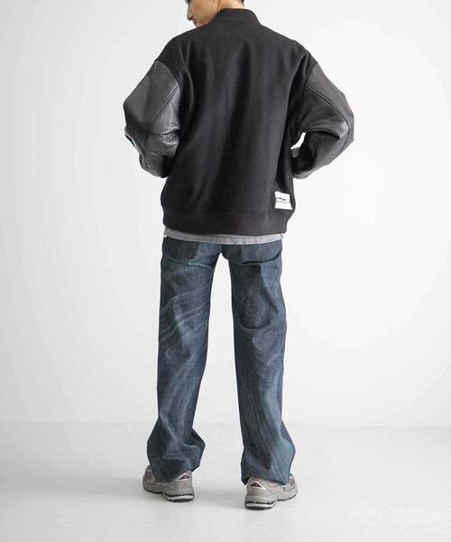 FACETASM（ファセッタズム）の「FACETASM F STADIUM JACKET（その他・メンズ・BLACK・3）」の4枚目の写真