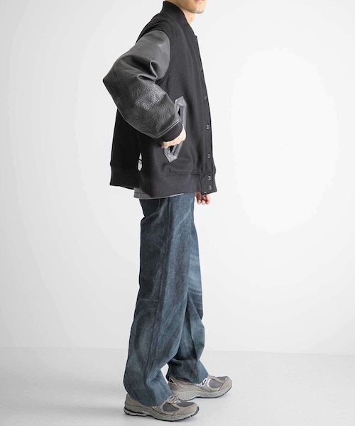 FACETASM（ファセッタズム）の「FACETASM F STADIUM JACKET（その他・メンズ・BLACK・3）」の3枚目の写真