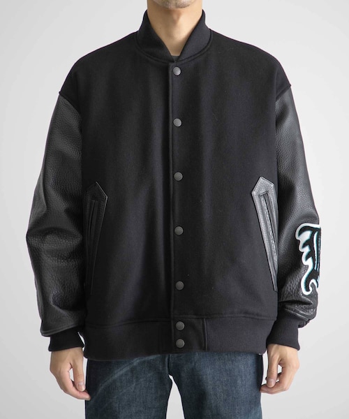FACETASM（ファセッタズム）の「FACETASM F STADIUM JACKET（その他・メンズ・BLACK・3）」の5枚目の写真