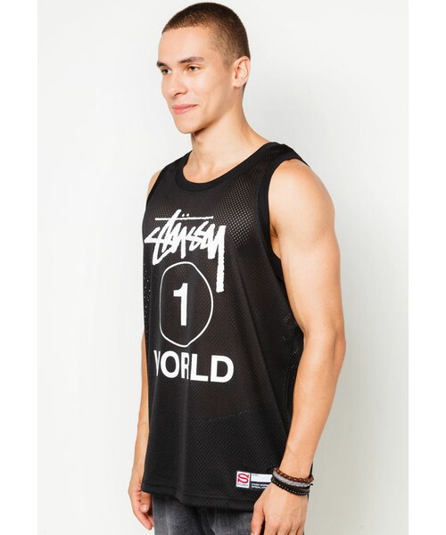 STUSSY(ステューシー)の「One World Mesh Tank Top()」 - WEAR