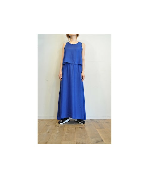 hippiness（ヒッピネス）の「レイヤードワンピース（ワンピース・レディース・イエロー/ブラック/ブルー/ブラウン/パープル・one）」の4枚目の写真