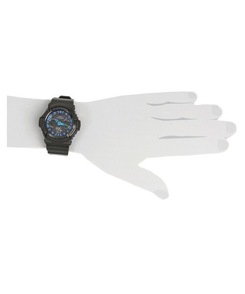 G-SHOCK（ジーショック）の「G-Shock GA200 Garish（アナログ腕時計・メンズ・Black/Blue/Black/Red/Light Grey/Green Gecko）」の4枚目の写真