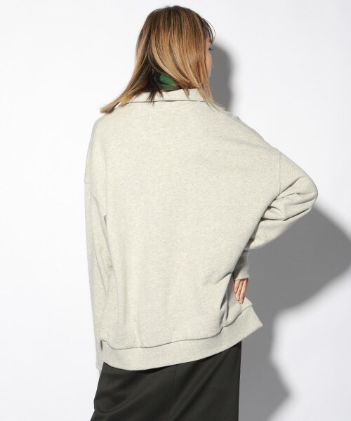 PAGEBOY（ページボーイ）の「【PAGEBOYLIM】カレッジジップスウェット（トップス・レディース・グレー/ネイビー・M/L）」の10枚目の写真