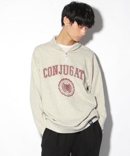 PAGEBOY（ページボーイ）の「【PAGEBOYLIM】カレッジジップスウェット（トップス・レディース・グレー/ネイビー・M/L）」の11枚目の写真