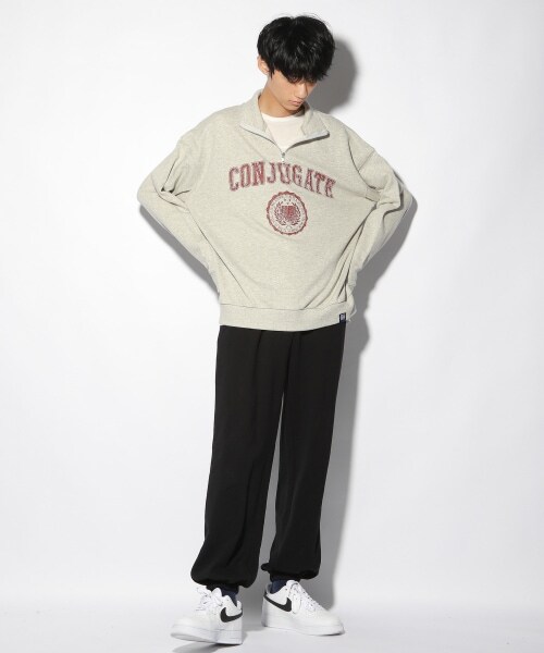 PAGEBOY（ページボーイ）の「【PAGEBOYLIM】カレッジジップスウェット（トップス・レディース・グレー/ネイビー・M/L）」の13枚目の写真