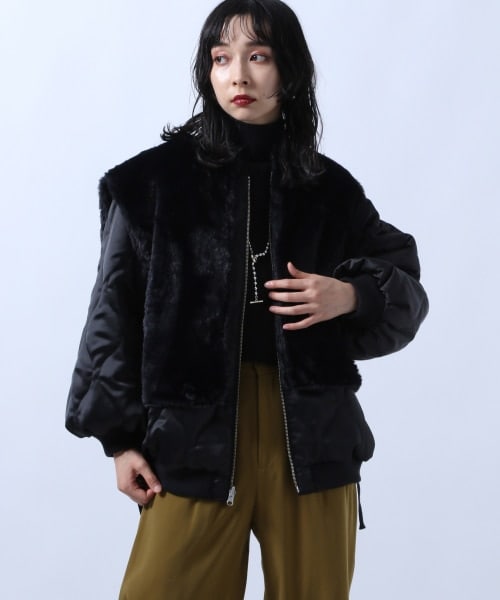 HARE（ハレ）の「ファーベストレイヤーMA-1（）」 - WEAR