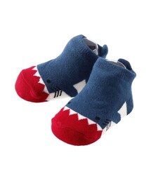 BRANSHES | サメモチーフベビー足型カップソックス(ベビーシューズ/ベビーソックス)