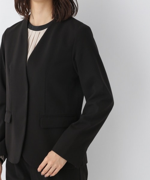 LEPSIM（レプシィム）の「洗えるきれいジャケット[2021秋冬]（ジャケット/アウター・ブラック/モクグレー/グレージュ/モカ・S/M/L/LL(WEB限定)）」の14枚目の写真