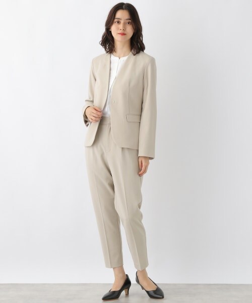 LEPSIM（レプシィム）の「洗えるきれいジャケット[2021秋冬]（ジャケット/アウター・ブラック/モクグレー/グレージュ/モカ・S/M/L/LL(WEB限定)）」の7枚目の写真