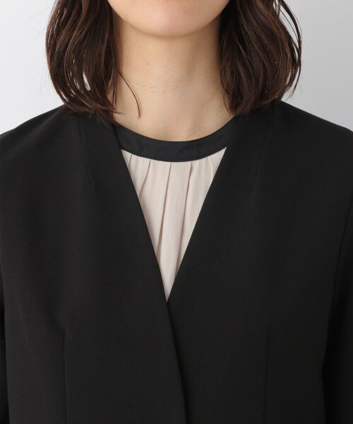 LEPSIM（レプシィム）の「洗えるきれいジャケット[2021秋冬]（ジャケット/アウター・ブラック/モクグレー/グレージュ/モカ・S/M/L/LL(WEB限定)）」の13枚目の写真