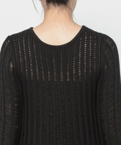 PAGEBOY（ページボーイ）の「スノウメッシュアミニットワンピース（ワンピース/ドレス・オフホワイト/ブラック・F）」の10枚目の写真