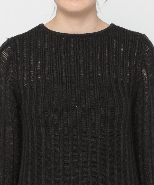 PAGEBOY（ページボーイ）の「スノウメッシュアミニットワンピース（ワンピース/ドレス・オフホワイト/ブラック・F）」の11枚目の写真