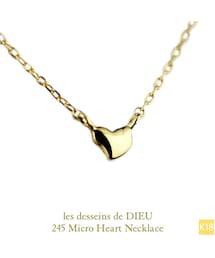 les desseins de DIEU | レ デッサン ドゥ デュー 245 マイクロ ハート ネックレス(ネックレス)