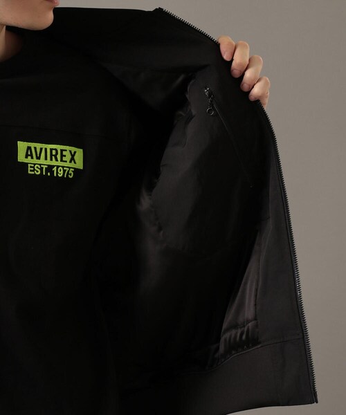 AVIREX(アヴィレックス)の「【WEB限定】ファイターフォト タイプ MA-1/FIGHTER PHOTO TYPE MA-1(ジャケット/アウター・メンズ・BLACK/SAGE・M, L, XL, XXL)」の8枚目の写真